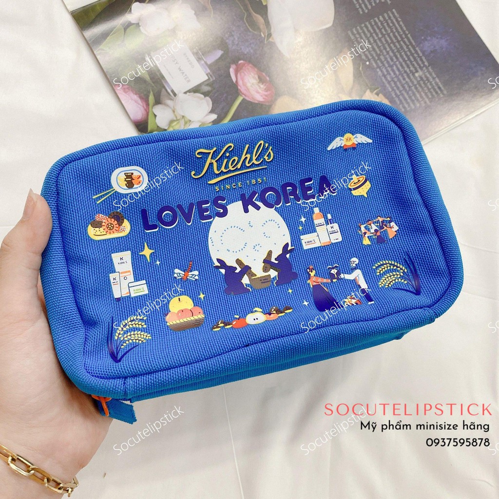 Set dưỡng da Kiehl’s 6 món mini tặng kèm túi