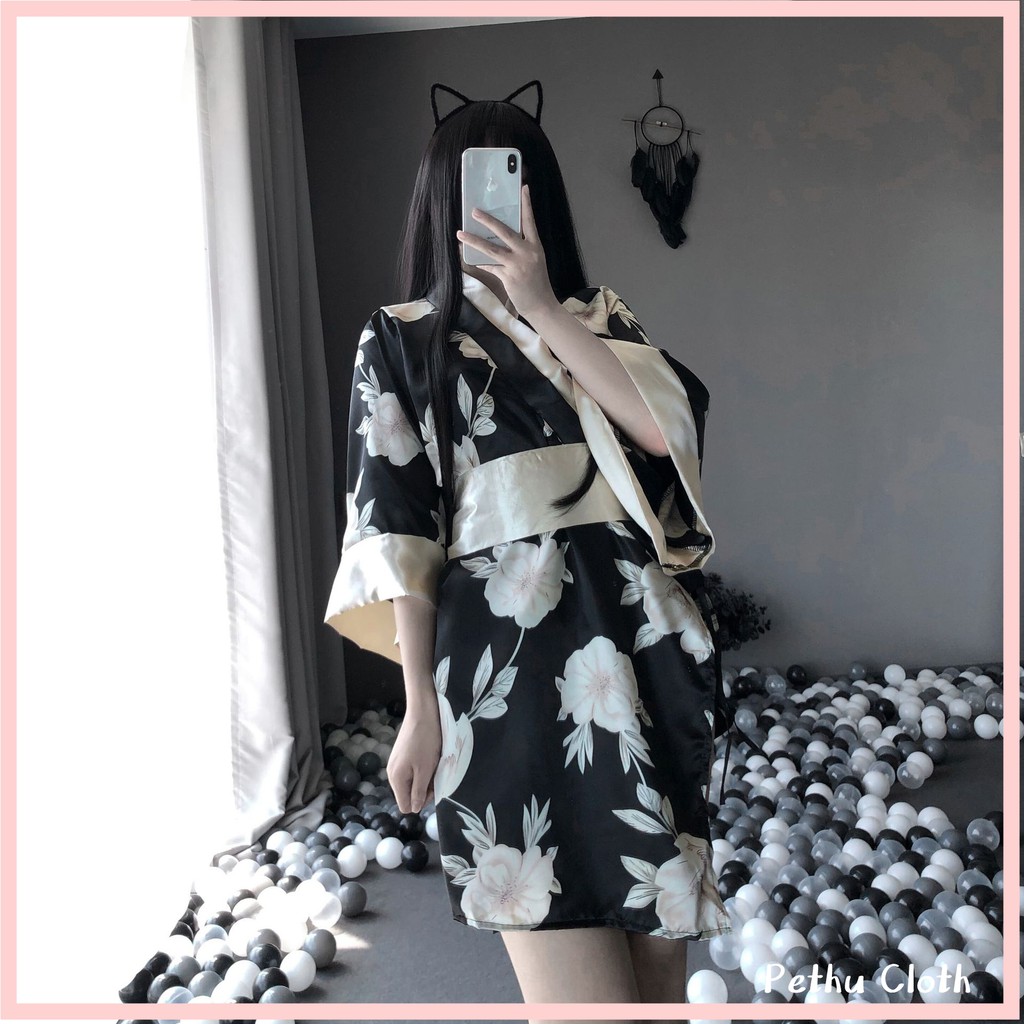 （Giao hàng bảo mật）😊kimono nhật bản🌺Sexy Đồ Ngủ Váy ngủ đcosplay phong cách quyến rũ Freesize 40-65kg--020 | BigBuy360 - bigbuy360.vn