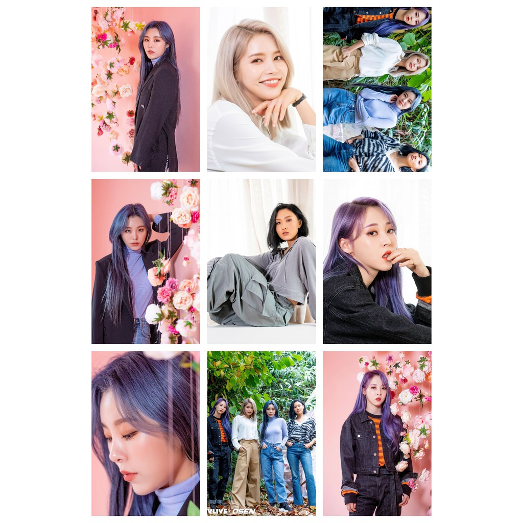 Lomo card 18 ảnh MAMAMOO bộ ảnh OSEN x Star Road