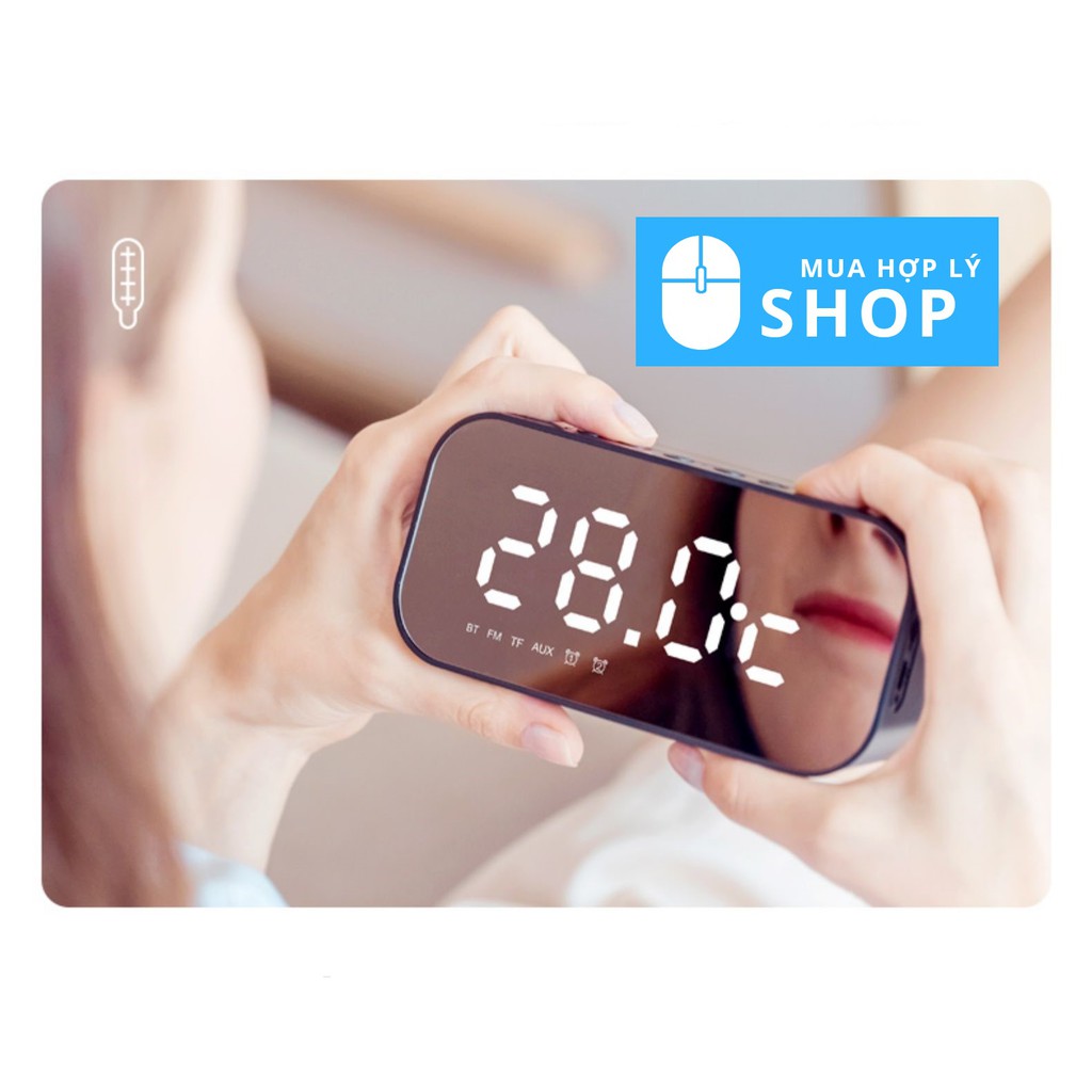 Loa Bluetooth HAVIT M3, Kiêm Đồng Hồ Báo Thức, FM - Hàng Nhập Khẩu