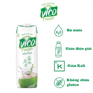  1 Hộp Nước Dừa Tươi ACP Vico Fresh 1L - Vị Xiêm 