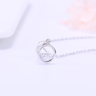Dây chuyền nữ thiết kế hình tròn hạt ngọc sáng trong đơn giản thời trang cá tính ANTA Jewelry - ATJ3601