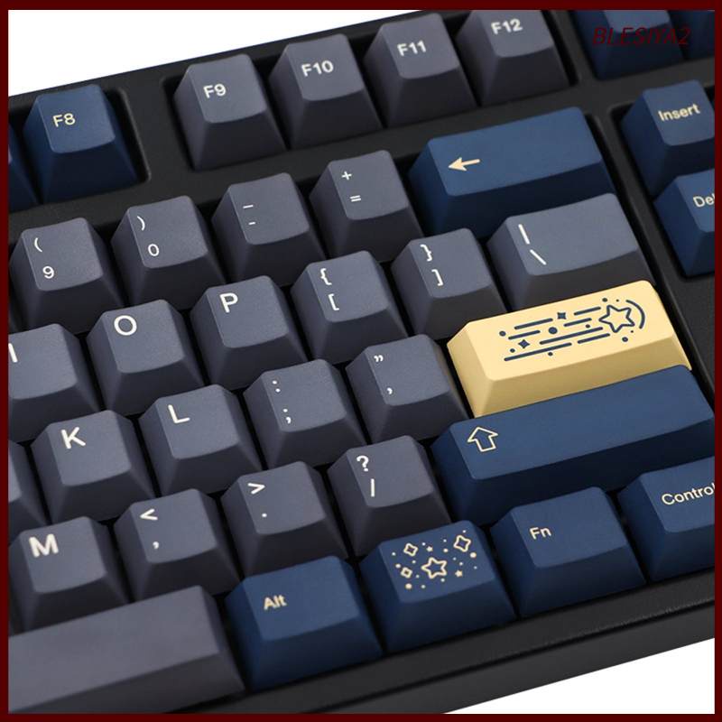 135 Keys Kit PBT Key Caps Keycaps for Cherry MX Mechanical Keyboard Durable