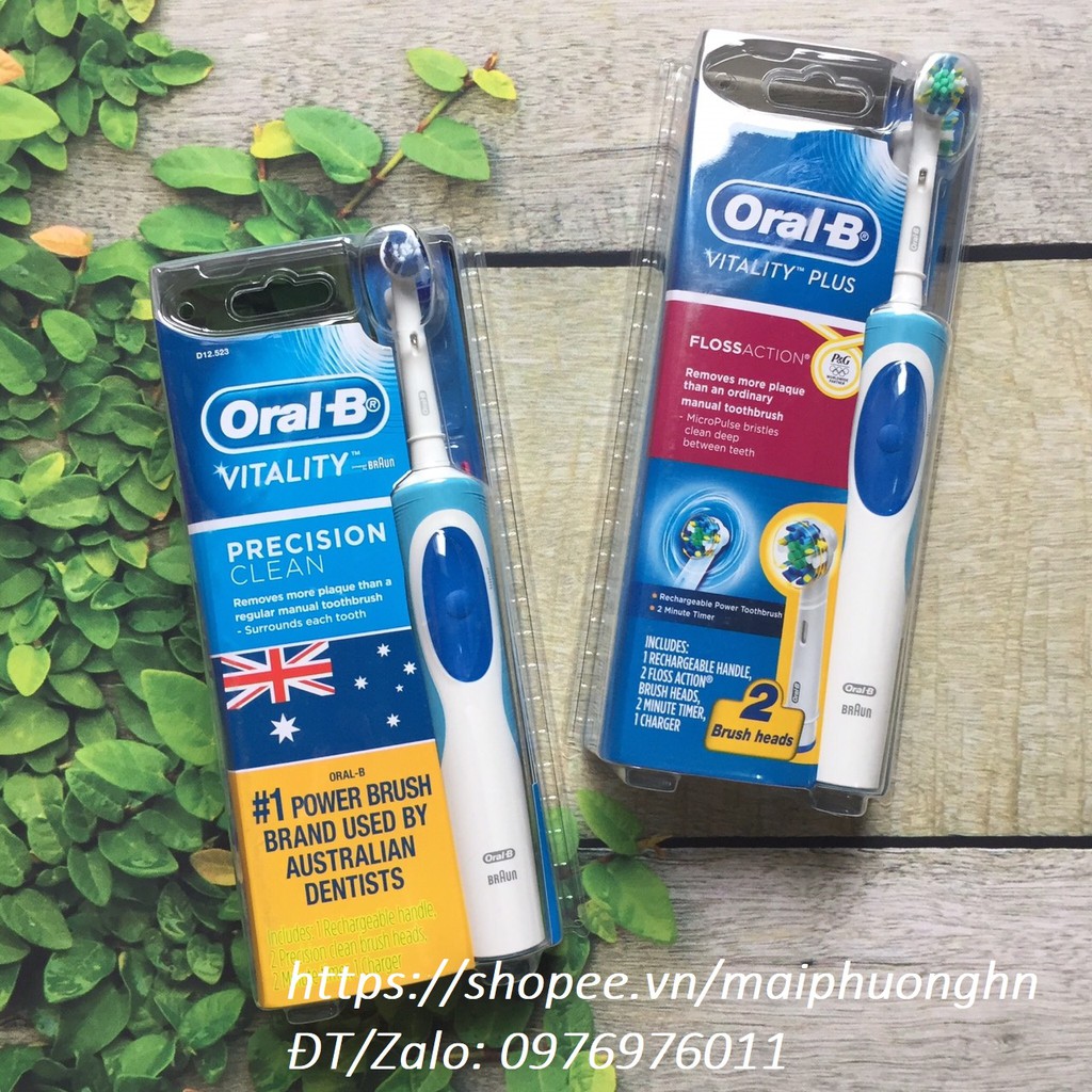 Bàn chải điện chính hãng Oral B đủ loại