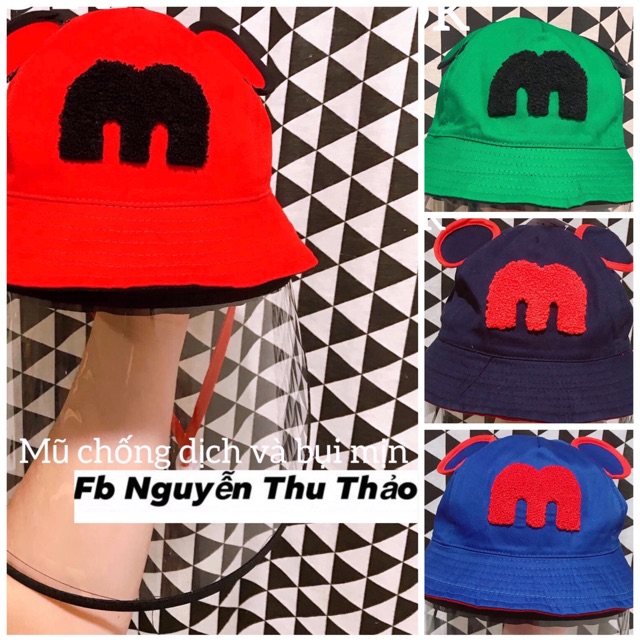 Mũ chống dịch cho bé