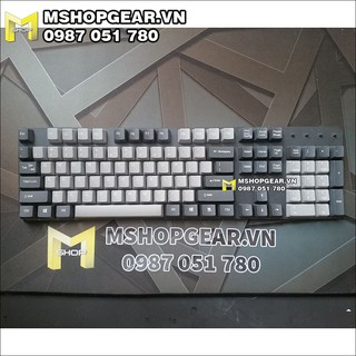 Keycap set Dolch thick pbt oem profile laser top print 105 keys