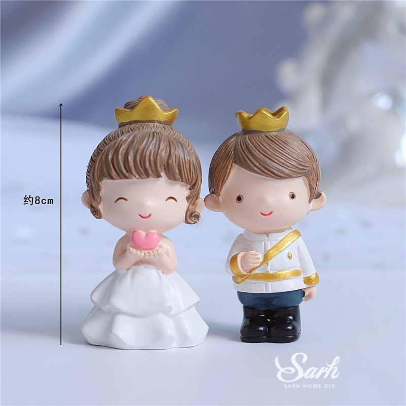 Phụ Kiện Trang Trí Bánh Kem Hình Lâu Đài Công Chúa Bằng Acrylic