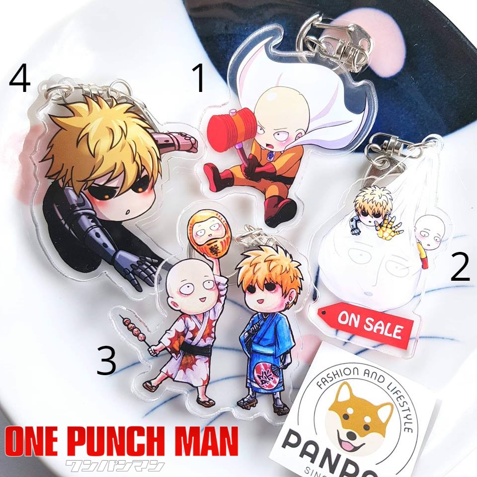 Móc Khoá Anime Mica Acrylic One Punch Man 2 (6cm)