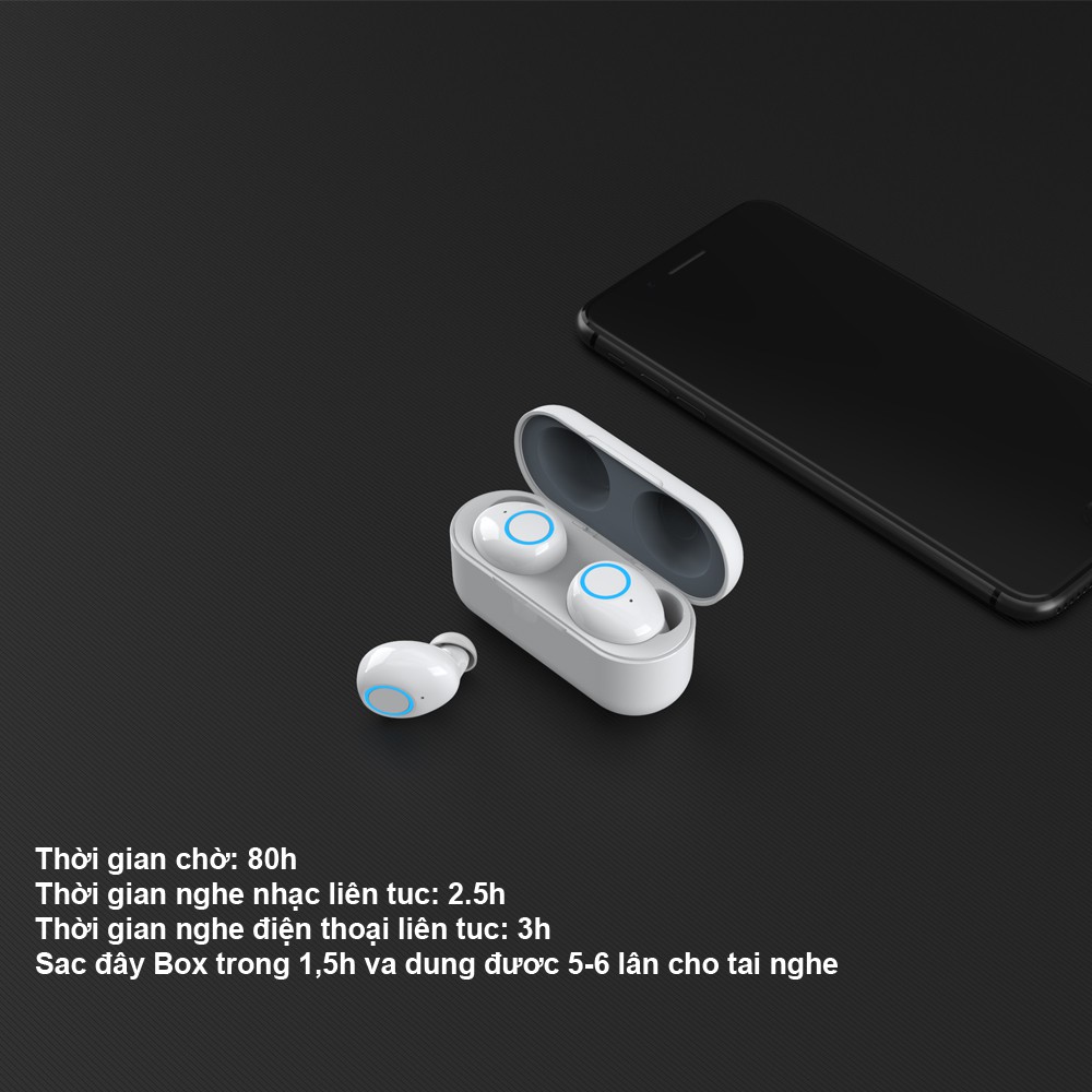 Tai Nghe JOWAY H101 TWS Bluetooth 5.0 Kiêm Sạc Dự Phòng - NK