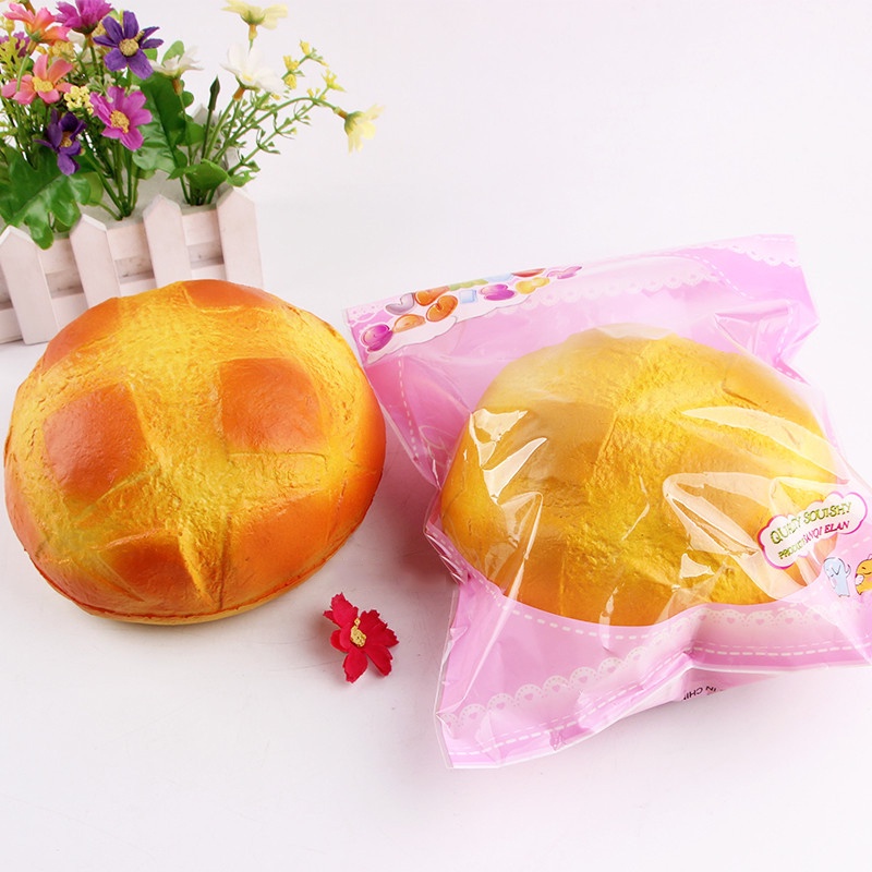 Squishy Bánh Dứa Nướng Kích Thước 15cm x 15cm - Chậm Tăng Và Tặng Kèm Bao Bì