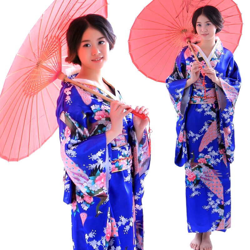 Trang Phục Kimono Truyền Thống Nhật Bản Hóa Trang Nhân Vật Yukata