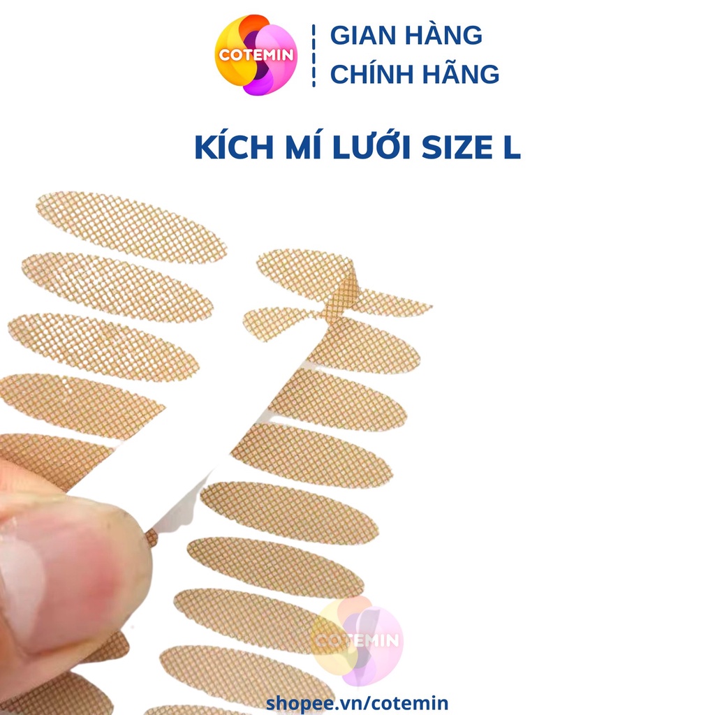 COMBO 400 Kích mí tàng hình tạo hai mí không lộ sẵn keo TẶNG KÈM dụng cụ kích mí