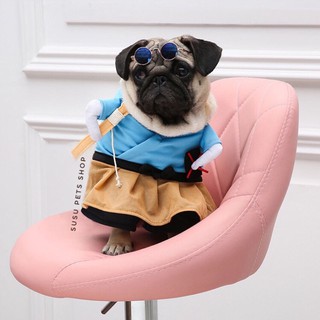 Áo cosplay đạo sĩ cho cún mèo