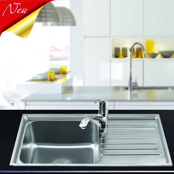 Chậu rửa inox cao cấp Sơn Hà S78 ss 304 -1 hố 1 bàn