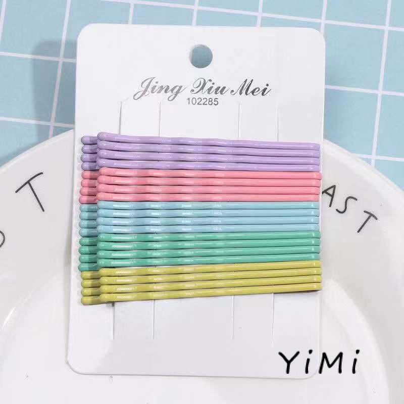 Kẹp Tóc Thời Trang Chống Trượt Màu Kẹo Cho Nữ