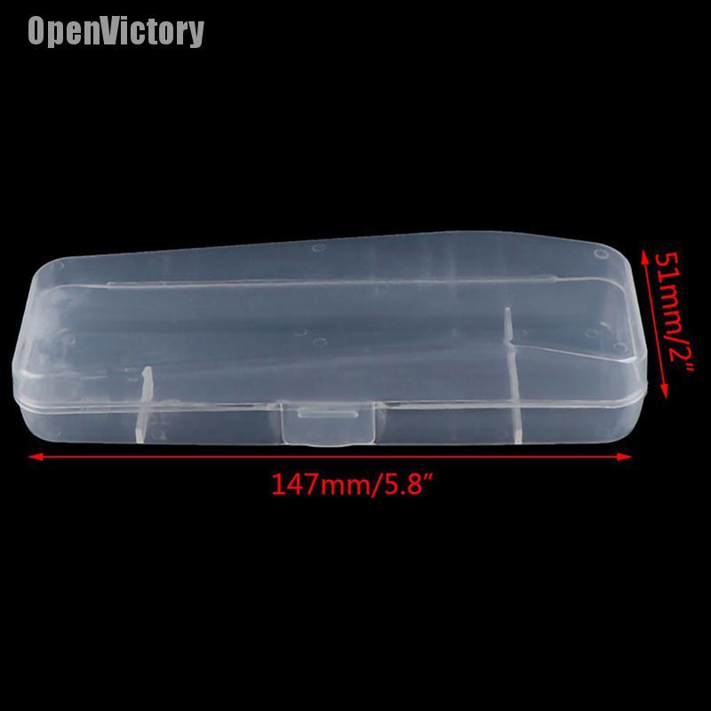 (Hàng Mới Về) Set 2 Hộp Nhựa Trong Suốt Đựng Dao Cạo Râu Có Tay Cầm Tiện Dụng | BigBuy360 - bigbuy360.vn