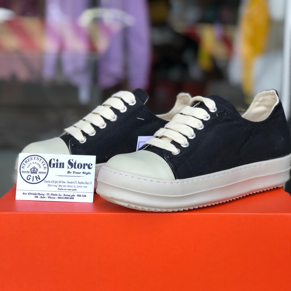 GIÀY SNEAKER RICK OWEN CỔ CAO RO CỔ CAO - GIN STORE