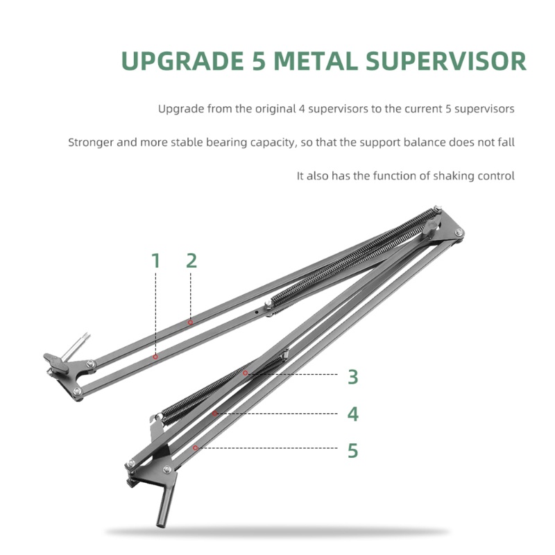 Giá Đỡ Mic Kẹp Điện Thoại Có Thể Xoay 180 Độ Tiện Lợi