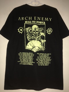 Áo Arch Enemy còn size L XL