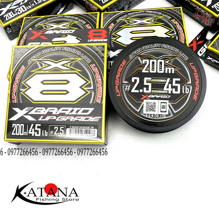 Dây PE YGK X-Braid Upgrade - cuộn 200m - 150m