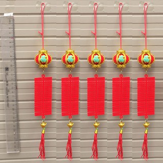 Combo 5 Dây cầu đỏ chữ phúc - băng pháo đỏ Trang trí tết