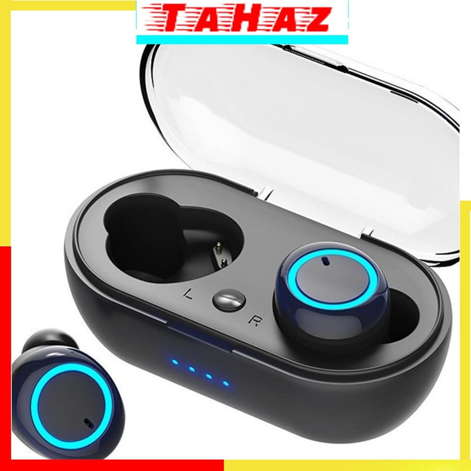 Tai Phone Bluetooth TWS Nhét Tai Không Dây 5.0 HIFI Thể Thao Stereo Có mic ||Tahaz shop.