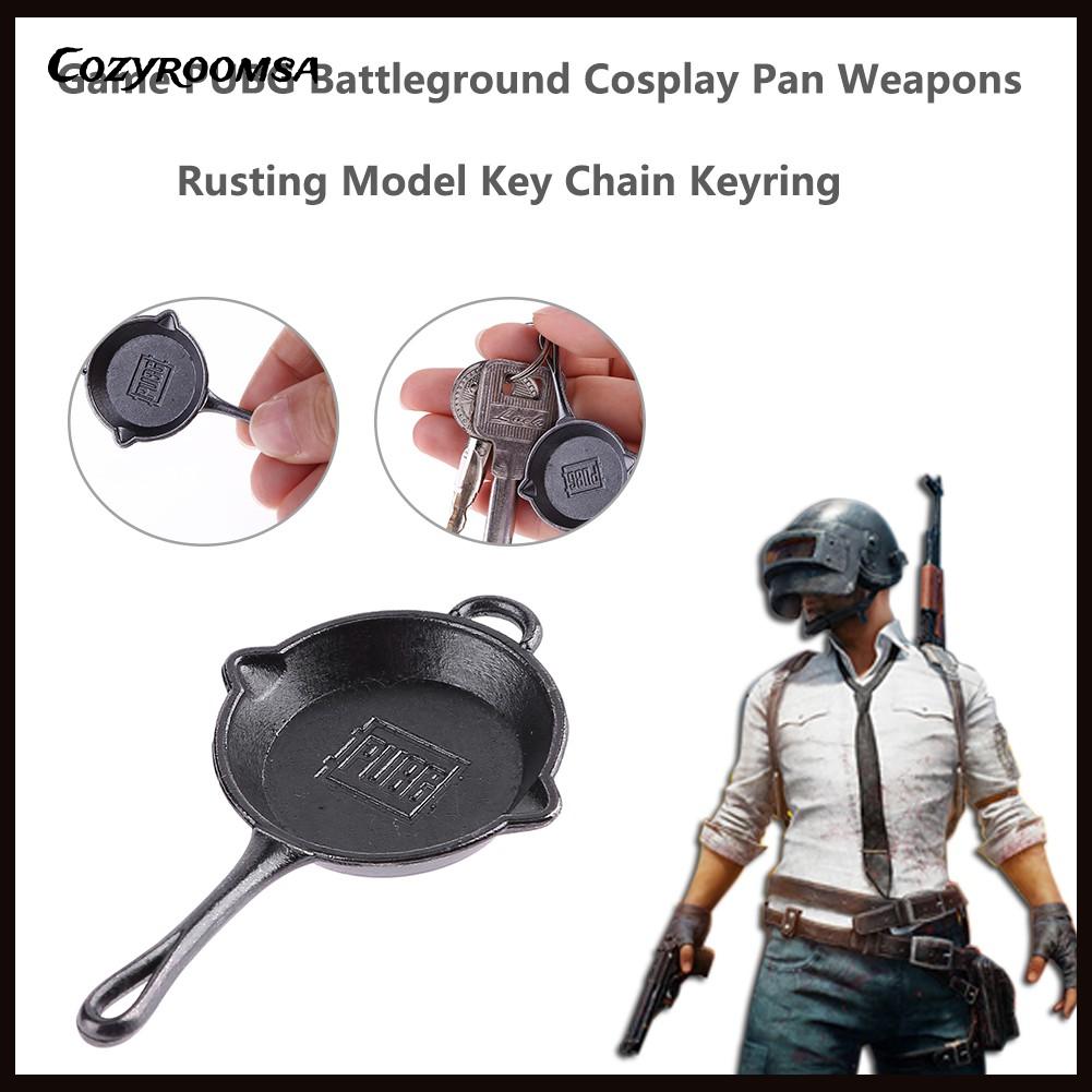 Móc khóa hình chảo mô phỏng game PUBG độc đáo