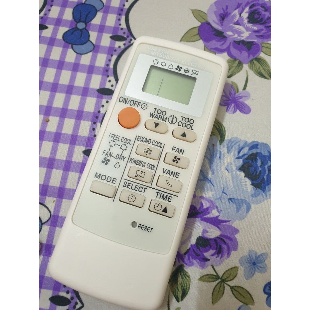 Điều khiển điều hoà MITSUBISHI mẫu 4 Remote máy lạnh MITSUBISHI