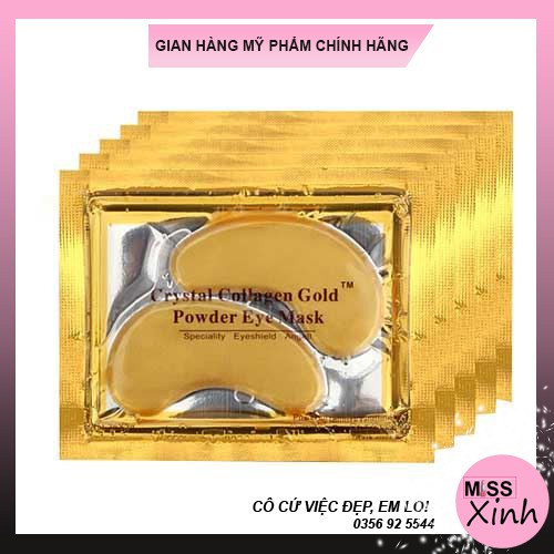 [Chính hãng] Mặt Nạ Mắt Collagen Tinh Chất Vàng Xóa Quầng Thâm Bọng Mắt Làm Săn Chắc Vùng Da Quanh Mắt