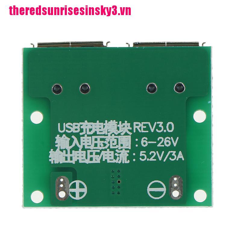 Mô Đun Hạ Áp 9v 12v 24v 5v Dc-Dc Hai Cổng Usb Chuyên Dụng