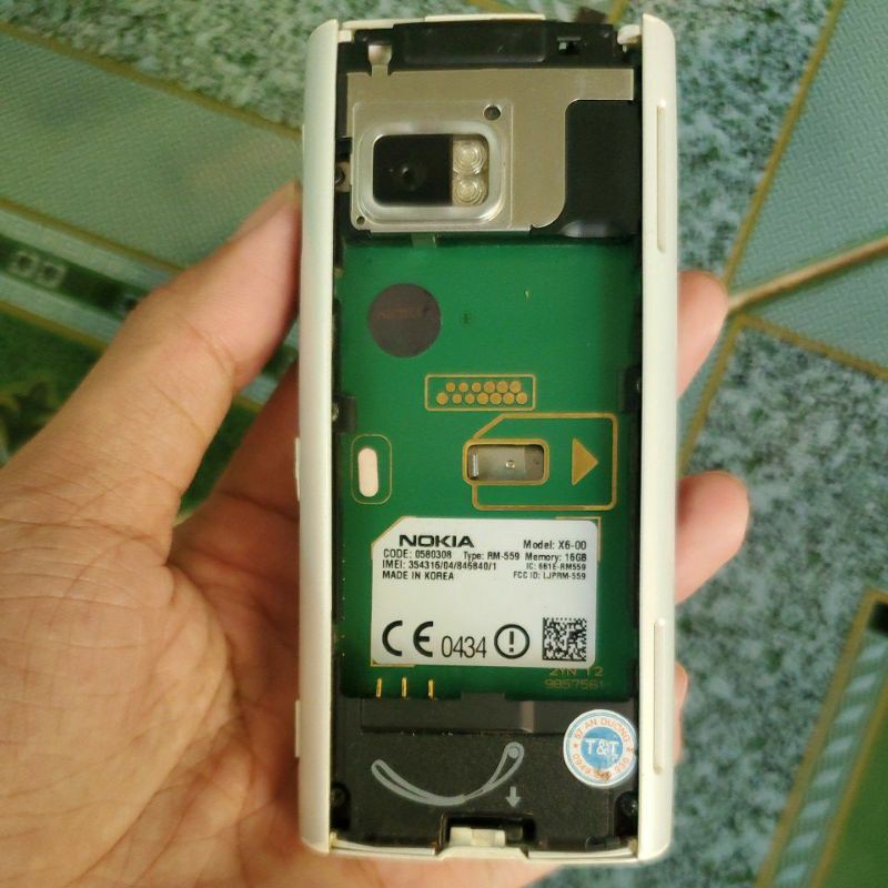 Xác điện thoại Nokia X6 00 cổ zin imei
