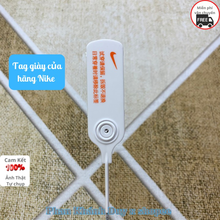 Tag giày Nike