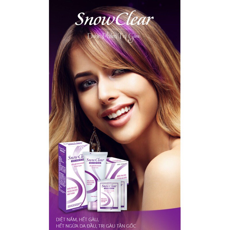 Dầu gội Snow Clear - Sạch gàu, diệt nấm da đầu 50ml | BigBuy360 - bigbuy360.vn