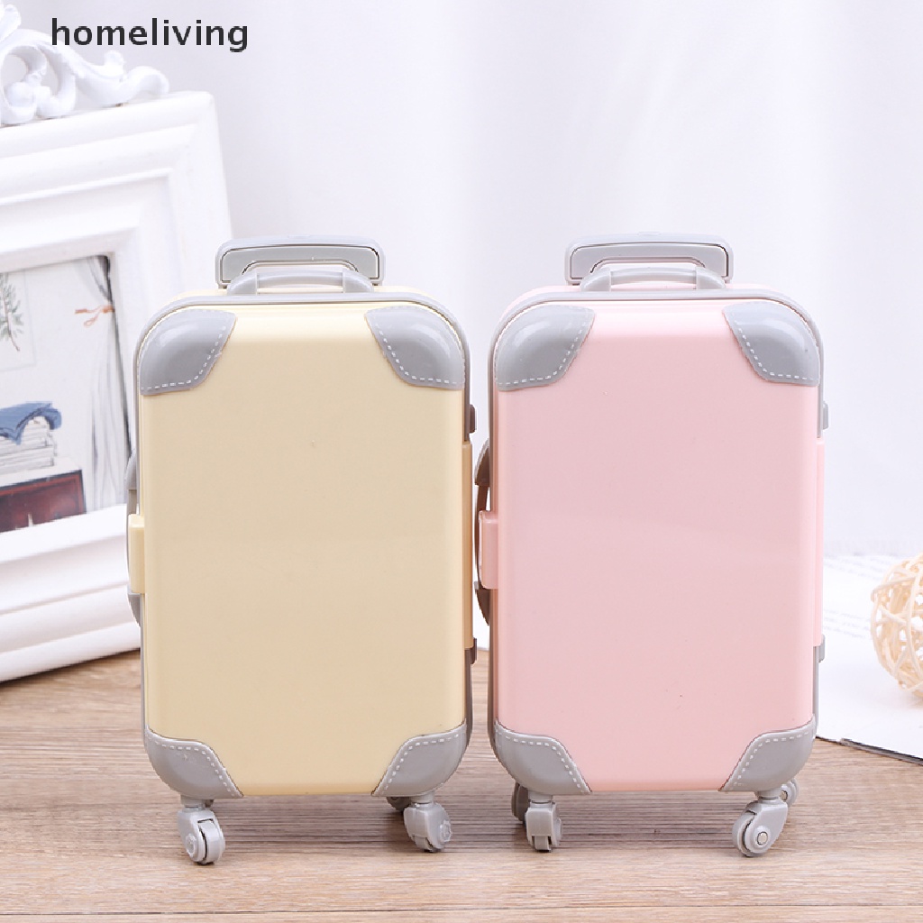 Vali Du Lịch Mini Bằng Nhựa Cho Búp Bê