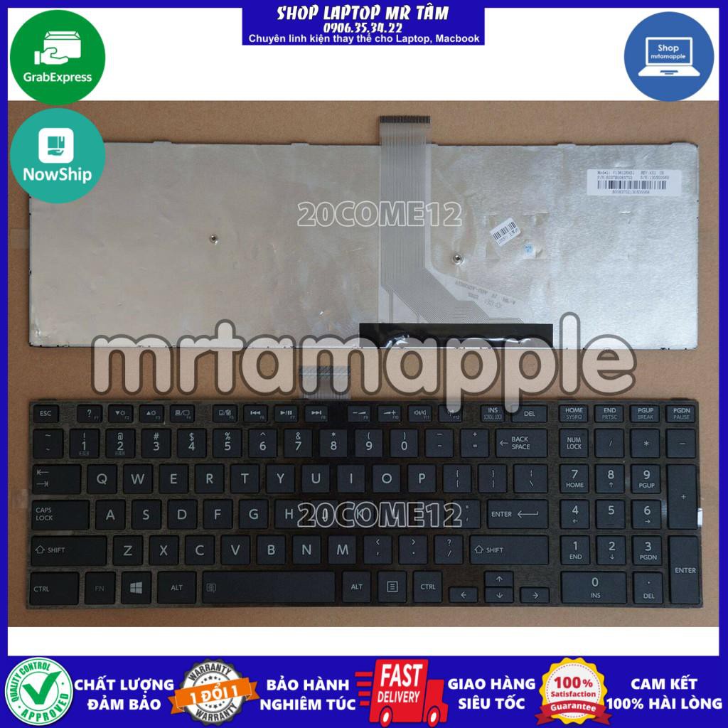 (KEYBOARD) BÀN PHÍM LAPTOP TOSHIBA L50-A dùng cho Satellite L50-A, L50D-A, L50t-A, L55-A, L55D-A, L55t-A C70-A, C70-B