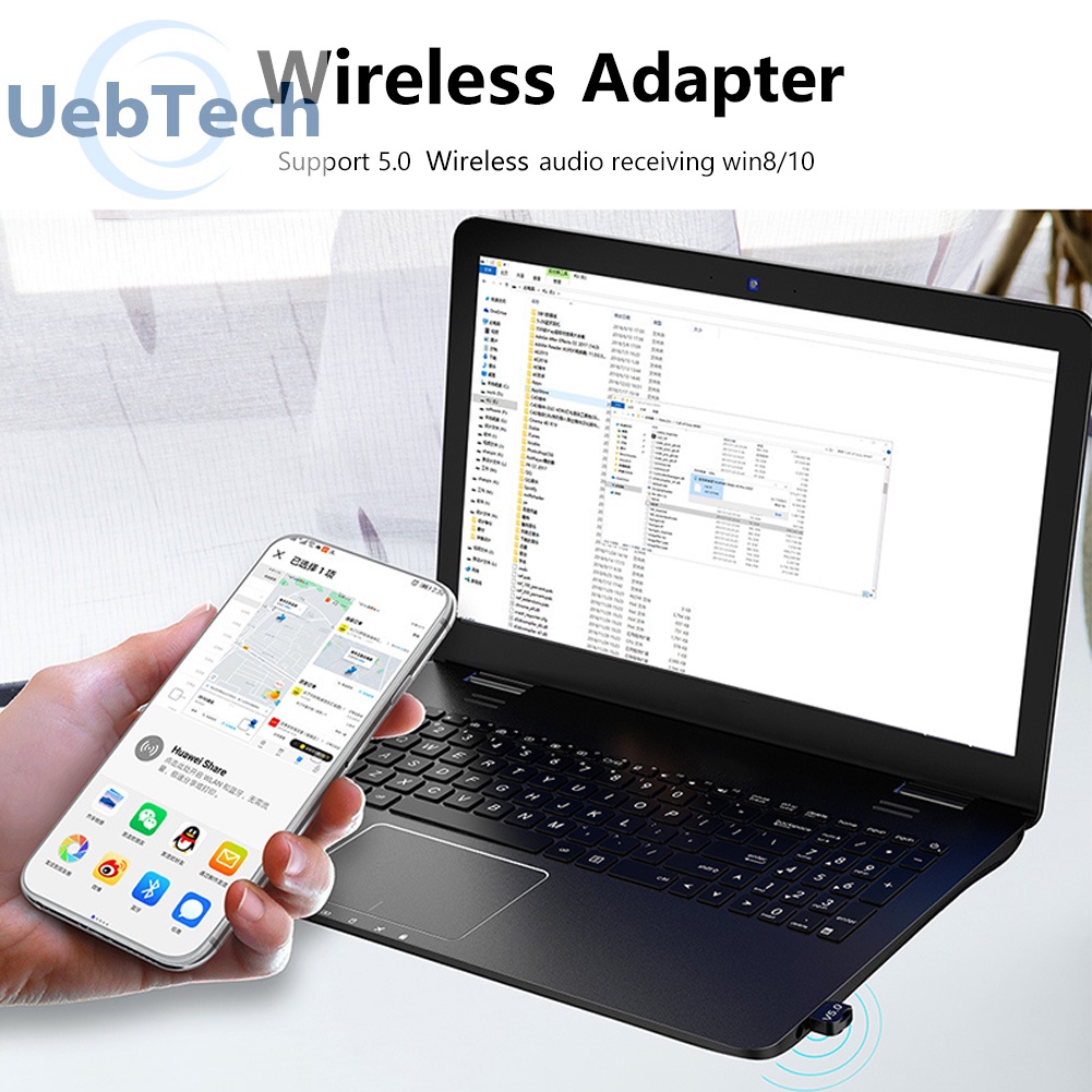 USB nhận tín hiệu Bluetooth 5.0 cho Windows 10 8 PC