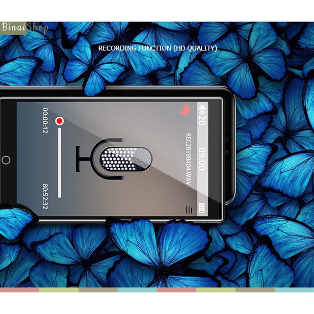 [Mã ELHACE giảm 4% đơn 300K] Ruizu H1- Máy nghe nhạc bluetooth, màn hình cảm ứng, xem video full HD 1080P