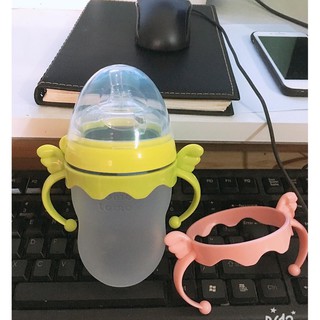 Tay cầm bình sữa silicone Mỹ