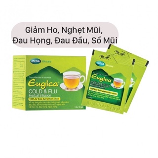 Trà giải cảm Eugica - Giảm cảm cúm, đau đầu, sổ mũi Trà Eugica