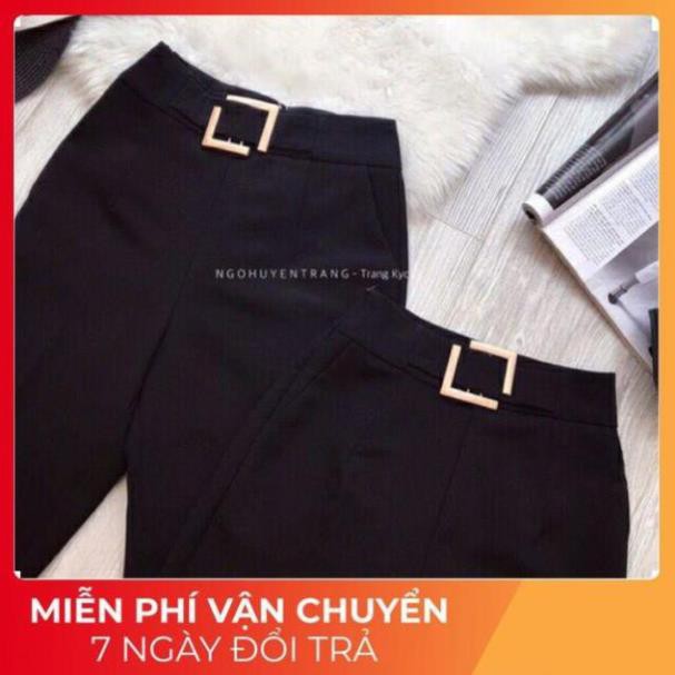 [FreeShip] Quần baggy đai khuyết [JUNE]