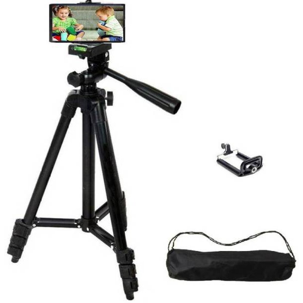 Chân Máy Ảnh Tripod TF 3120  Kèm Kẹp Điện Thoại 2019