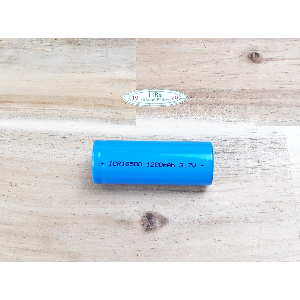 Pin Lithium 18500 3.7V 1600mAh,1500mAh, 1200mAh _ LiBa