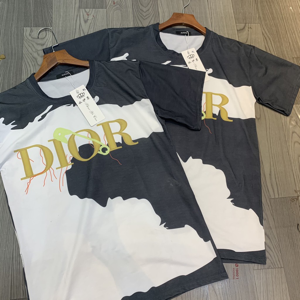 Áo Phông Loang Dior Nam , Chất Mát - Rất Dễ Phối Đồ Cho Nam