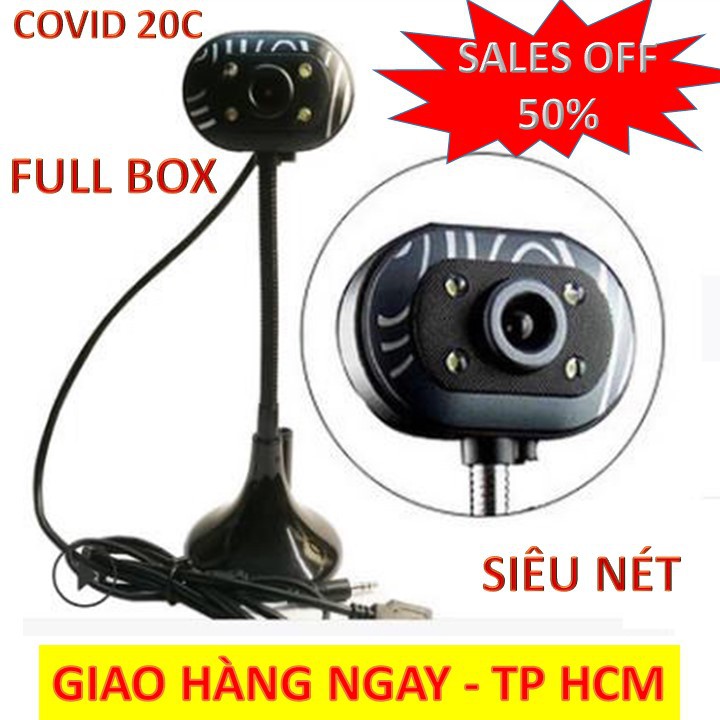 WEBCAM COVID20 SERI -CHUYÊN LIVESTREAM - FULL HD 3840P -SIÊU NÉT- CÓ MIC- GIAO HÀNG 1H- BẢO HÀNH CTY- SALES OFF | BigBuy360 - bigbuy360.vn