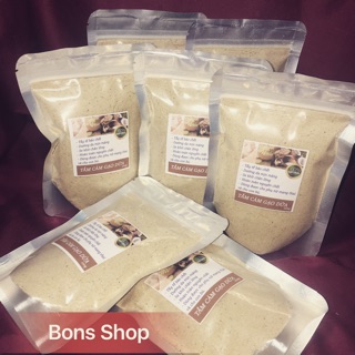 Bột Cám gạo dừa dành cho da khô, sậm màu 100g