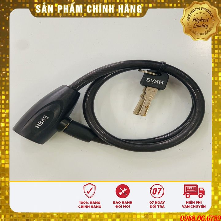 Khóa dây, chìa muỗng,chính hãng Zoro ⚡FREE SHIP⚡ áp dụng công nghệ Mỹ-thích hợp khóa xe đạp-khóa xe máy-khóa cổng.