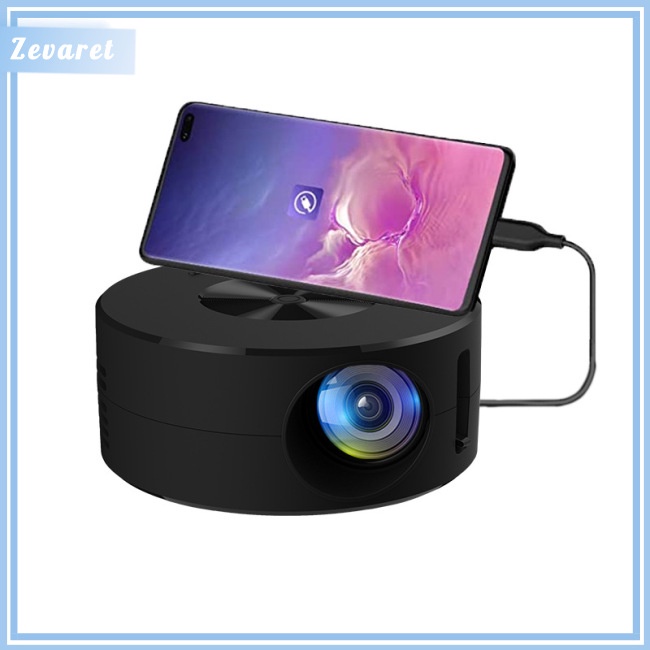 Máy Chiếu Phim Mini Zevaret Yt200 Đa Phương Tiện Có Đèn Led