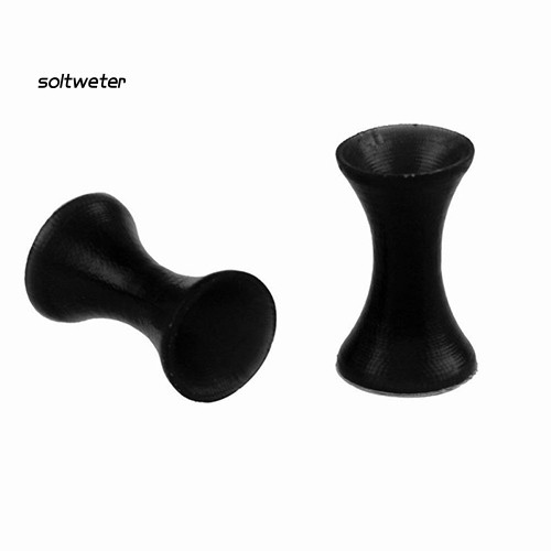 Khuyên nong tai màu đen bằng silicon cá tính