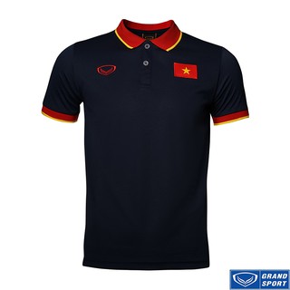 Áo Thun Di Chuyển Đội Tuyển Việt Nam 2020 Phiên Bản VFF Grand Sport Xanh Đen