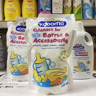 Nước rửa bình sữa Kodomo Thái Lan chai 750ml, bịch 700ml